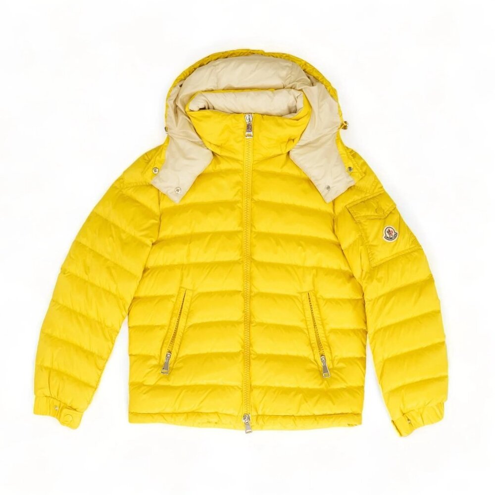 Moncler Yellow Dalles Down Puffer Coat Size 0